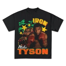 MIKE TYSON KID DYNAMITE Boxy Vintage Rapper Tee Streetwear Y2K
