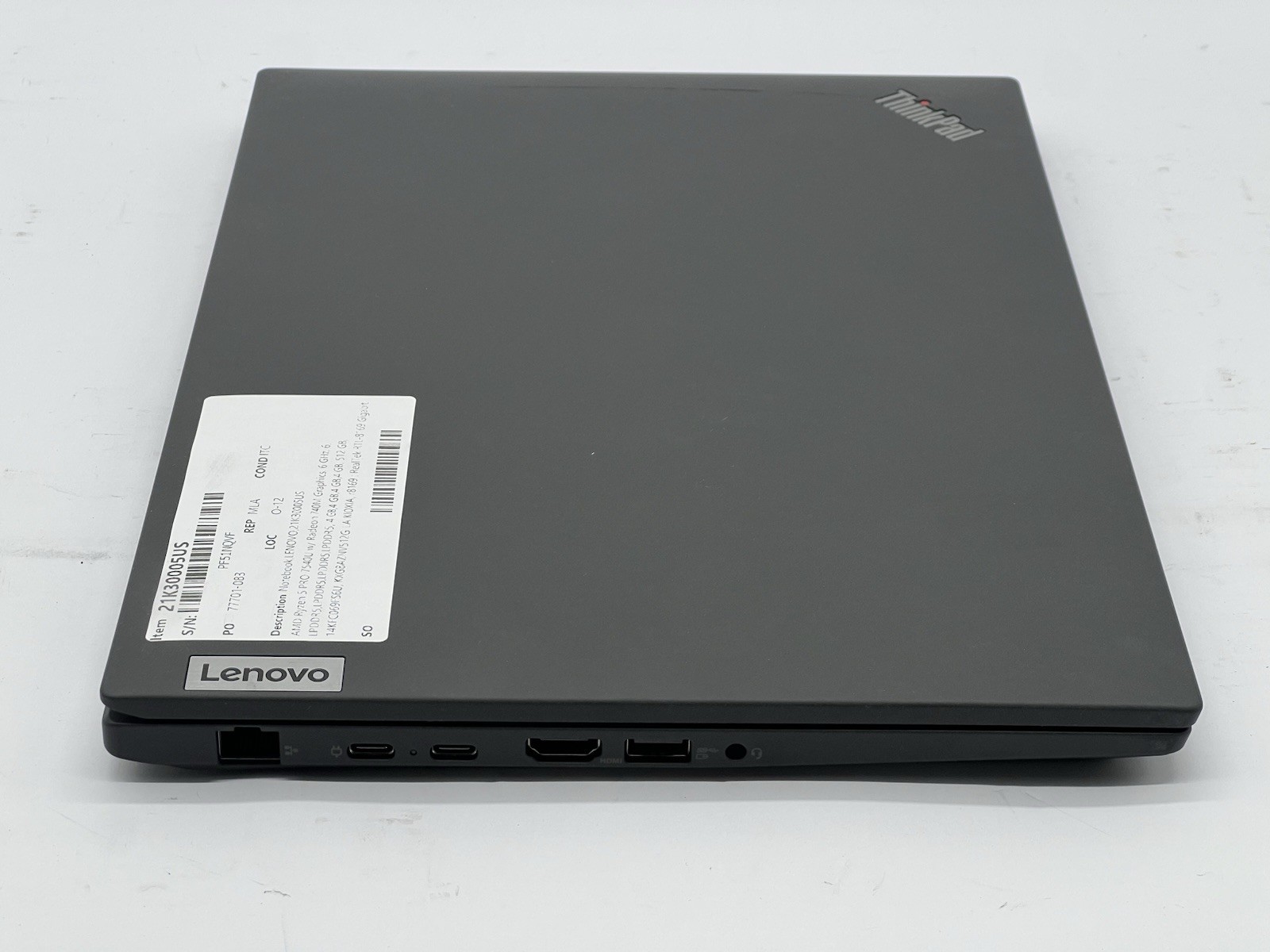 Lenovo ThinkPad T14, 14-Inch Laptop, with Ryzen 5 PRO 7540U, 512 GB NVMe (Non-Volatile Memory Express), No OS