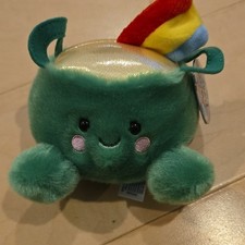 Aurora Palm Pals Green Mini Plush Stuffed Animal w/ Tag Under 6 in
