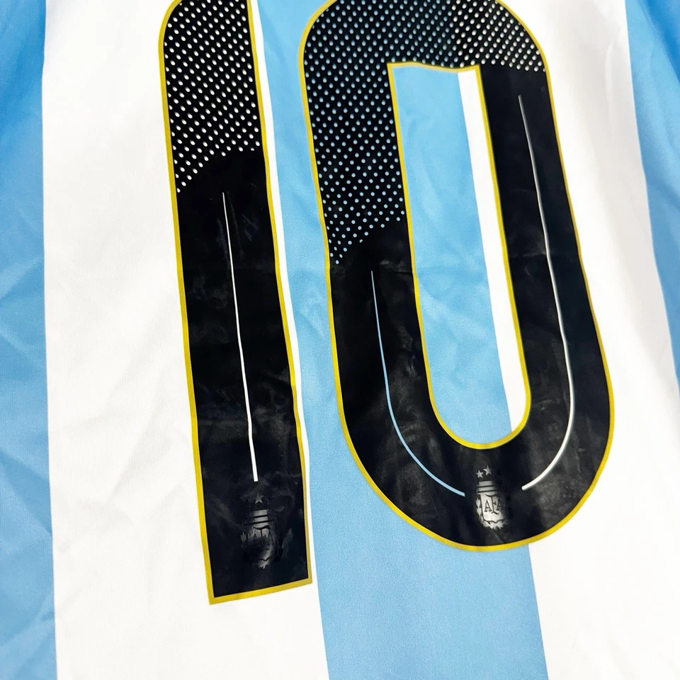 Adidas Men's Argentina 2024 Home Jersey Messi #10 Size L White/Blue *Read* - Image 4 of 4