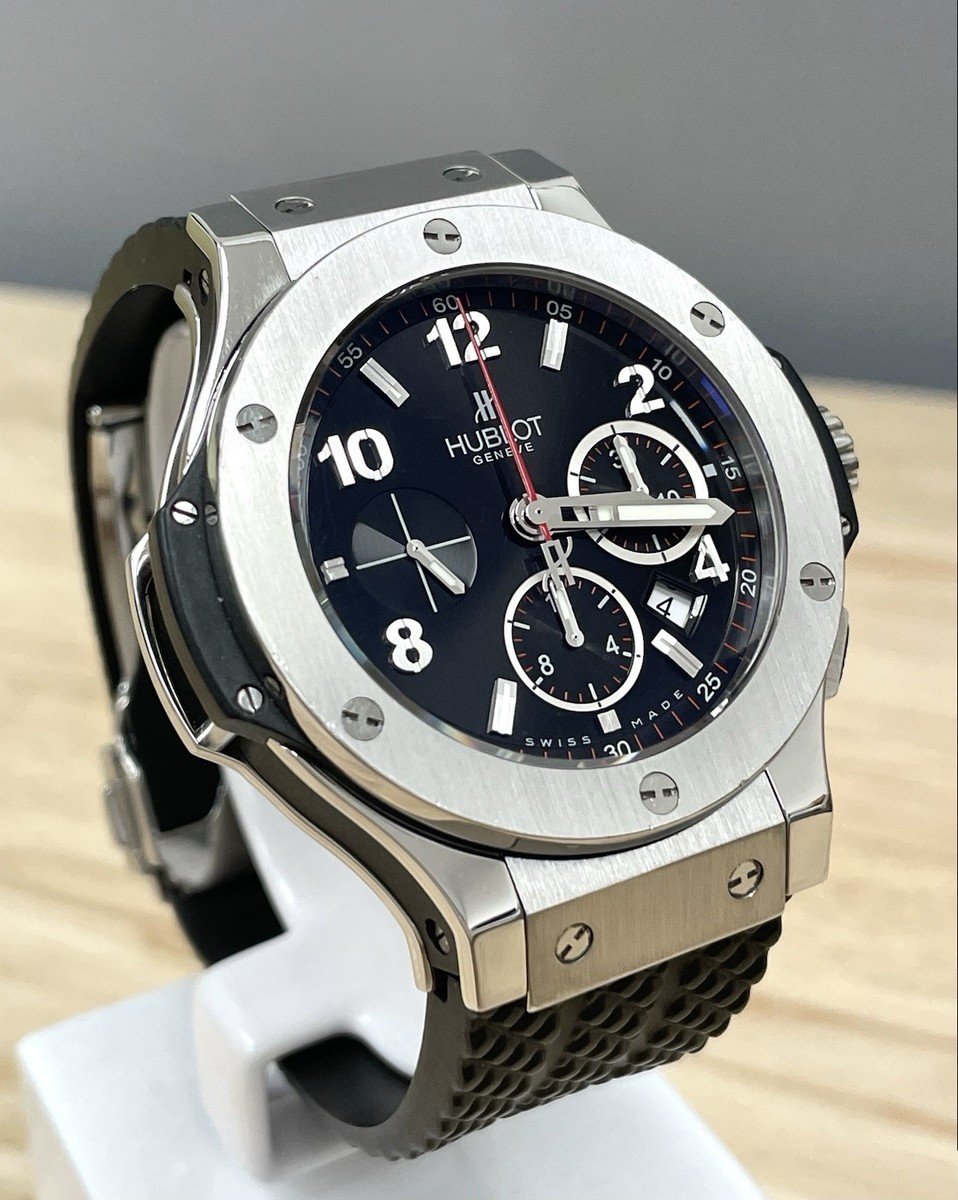 HUBLOT BIG BANG CHRONOGRAPH 44MM STAINLESS STEEL SPORTS WATCH 301