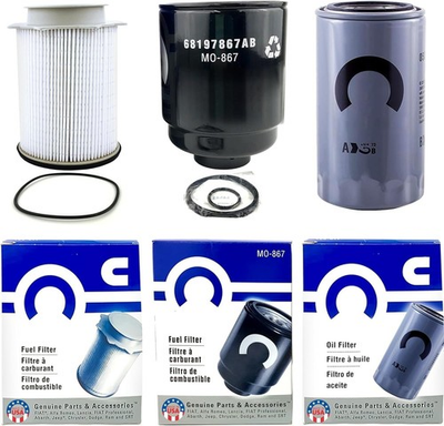 #ad 2013–2018 RAM 2500–5500 6.7L Diesel Oil amp; Fuel Filter Kit $54.99