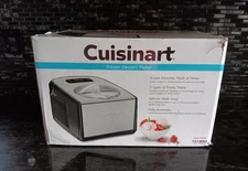 Cuisinart ICE-100 Ice Cream and Gelato Maker 1.5 Quart Stainless Steel
