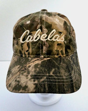 Cabela's Camo Strapback Youth Hat Embroidered Logo Adjustable