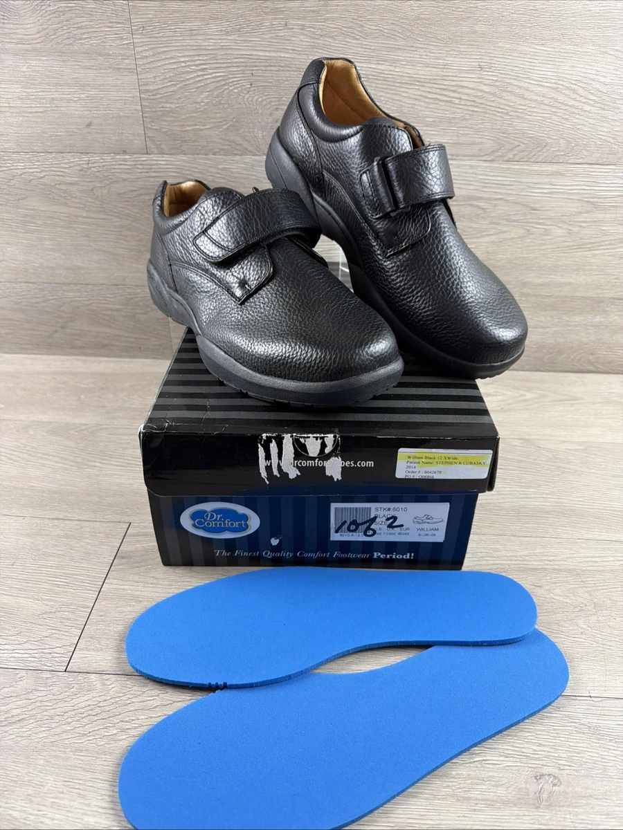 Dr. Comfort Black Solid Casual Shoes for Men for sale | eBay display picture 2