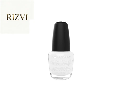L.A. COLORS Color Craze Nail Polish, French Manicure, French White, 0.44 fl oz