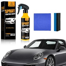 Car Coating Spray Kit, Nano Hydrophobic Ceramic Coating, Easy-to-Spray Auto...