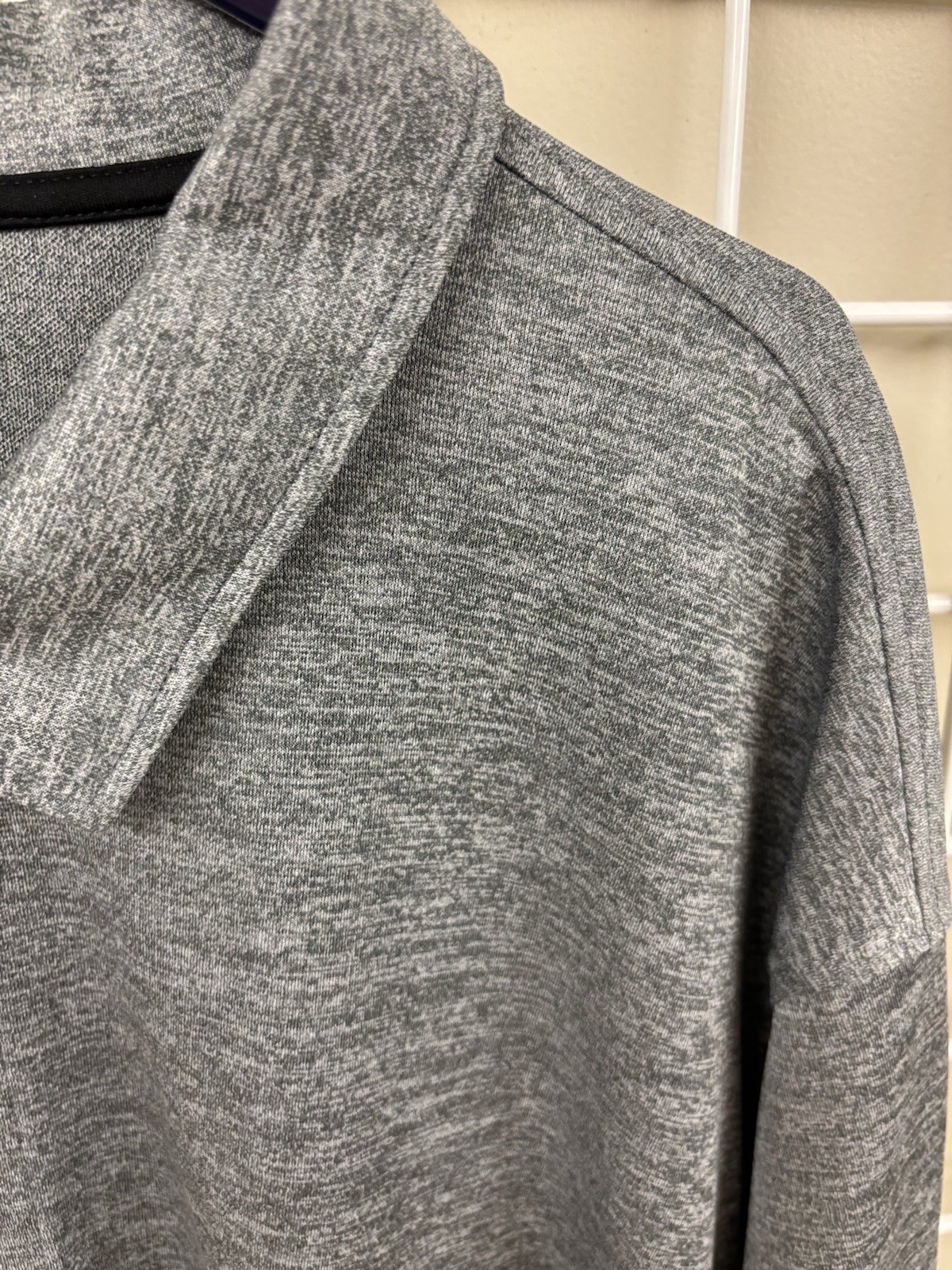 Reebok Golf Mens Casual Short Sleeve Heather Gray Polo Short Size 5XL thumbnail 5