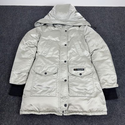 Canada Goose Expedition Clothing Outfitters Silver Puffer Parka Jacket 68F8490