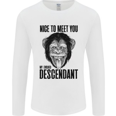 Schimpanse Evolved Descendant Lustig Affe Herren