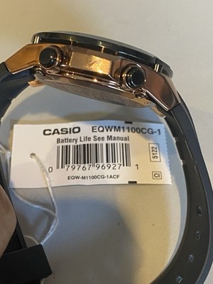 NEW! CASIO EDIFICE EQW-M1100 (5122) Tough Solar Wave Ceptor 52mm