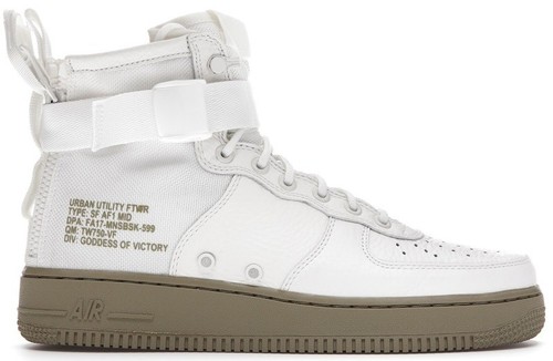 nike sf air force 1 mid triple ivory