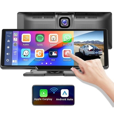 1 DIN Autoradio Carplay Bluetooth FM TF USB Mik Kamera Mit 4 Zoll IPS Bildschirm