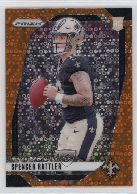 2024 Panini Prizm Rookies Disco Prizm Spencer Rattler #388 Rookie RC 1ju6