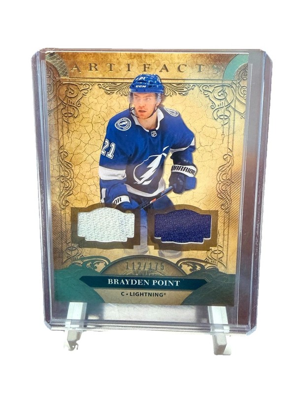 2020-21 Upper Deck Artifacts - Brayden Point #44 Emerald /125