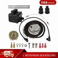 Single Fire Programmable Ignition Coil Kit 53-660 For EVO Big Twin XL Sportster