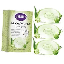 Aloe Vera Glycerin Bar Soap - Vegan Transparent Cleansing Bar Moisturizing