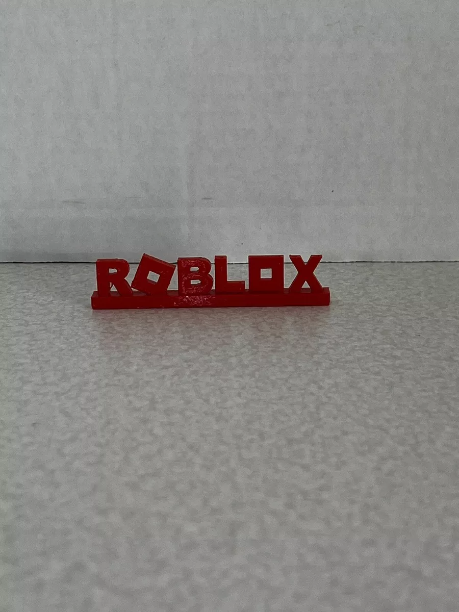 ROBLOX 3D Logo Stand, 3D Printed