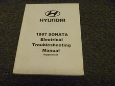 1997 Hyundai Sonata Electrical System Troubleshooting Schematics Manual GL GLS