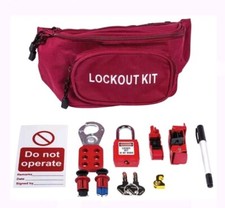 Niglon Contractor Lockout/Tagout Kit with Case (Black) LPKIT1