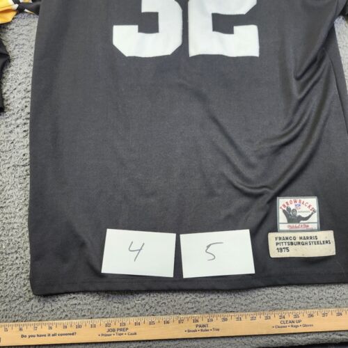 Authentic Mitchell & Ness 1975 Pittsburgh Steelers Franco Harris Jersey 54 XXL - Picture 3 of 11