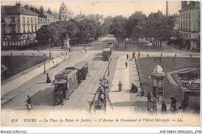 ACBP9-37-0855 - TOURS - Der Platz Des Palais De Justiz - Die Avenue Von ...