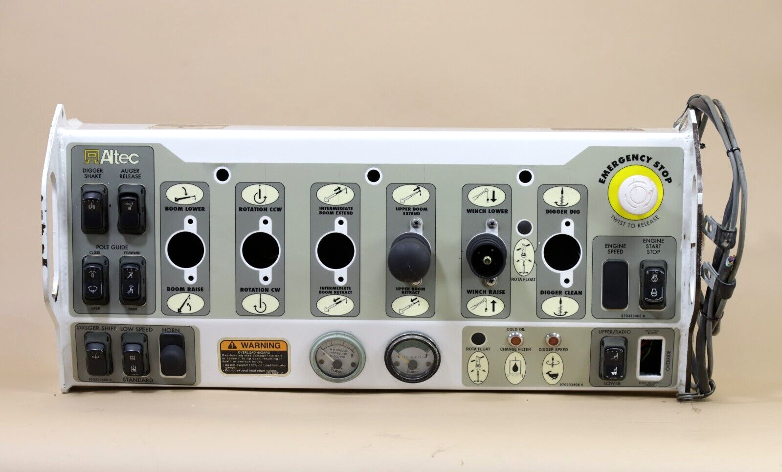 Altec Digger Derrick Assembly Control Panel | 970337659 | eBay