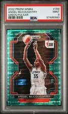 2022 Prizm WNBA ANGEL MCCOUGHTRY Green PULSAR Prism #168 LYNX /25!