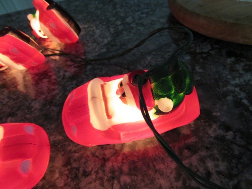 Lot Of Santa Cruise 10 Light Set - Indoor/Outdoor Use - TESTED AND WORKS - Picture 17 of 18