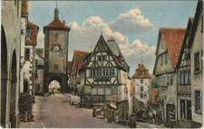 Old postcard postcard Rothenburg-Plonlein GERMANY (1075137)