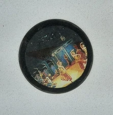 Pog INDIANA JONES 101 BN TROCS Magic Yellow 3D Relief 1995 Pogs Caps Kini Kinis