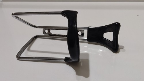 Vintage REG Water Bottle Cage chrome steel L'Eroica Italy - Picture 13 of 24