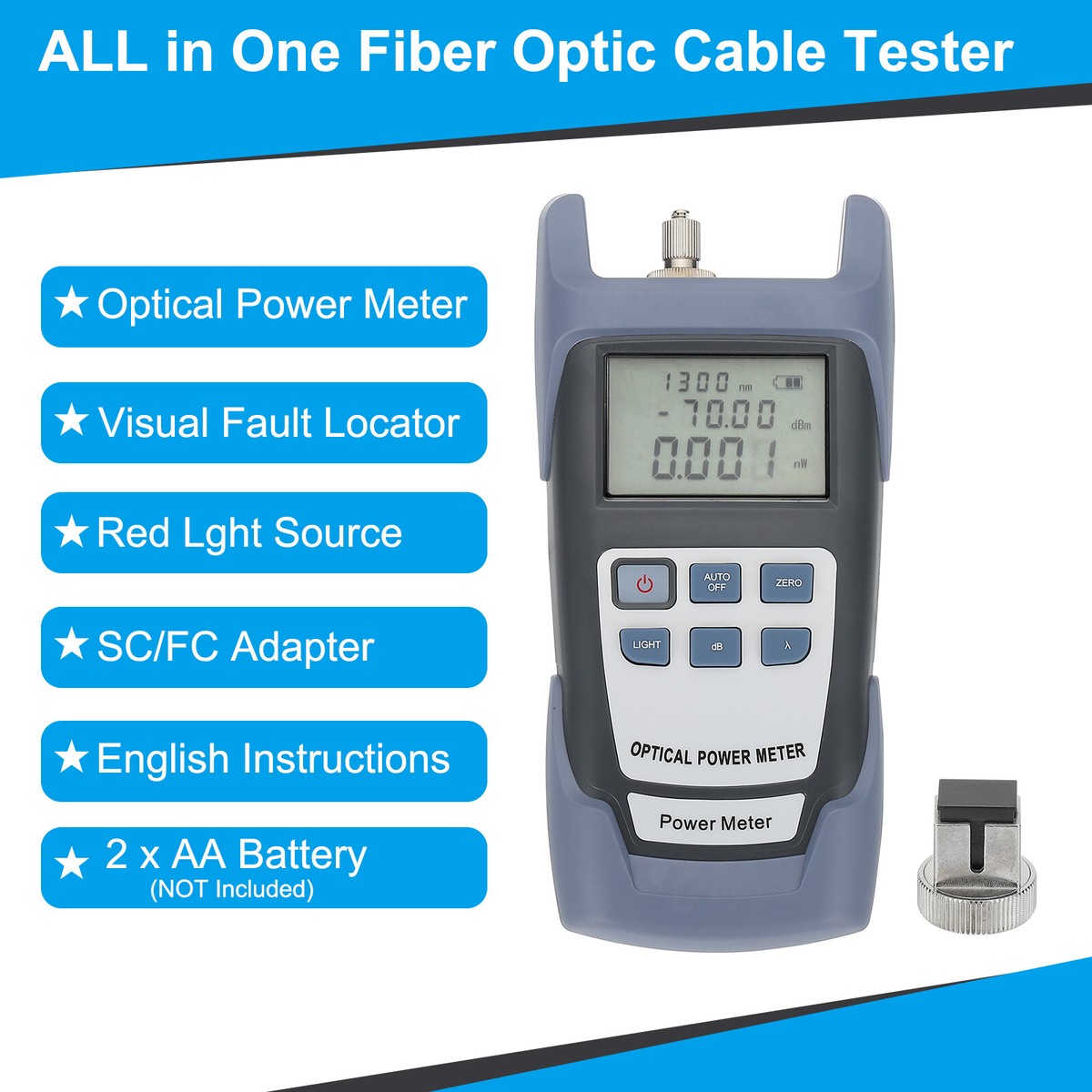 Optical Power Meter -70 ~ + 10 Cavo In Fibra Ottic... – Grandado