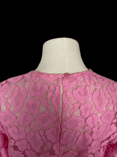 Moschino Cheap And Chic Kleid 42 UK10 Rosa 3/4 Arm Spitze - Bild 4 von 10