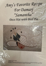 Amy's  Favorite Recipe for Damarj " SMANTHA" needlepoint canvas and guide 1999