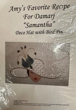 Amy's   Favorite Recipe for Damarj " SMANTHA"  needlepoint canvas and guide 1999