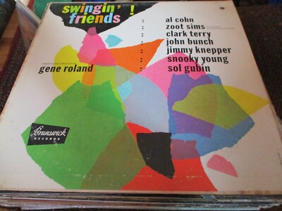 1963 GENE ROWLAND Swingin' Friends Mono LP Brunswick Zoot Sims