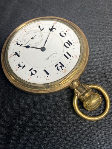 HAMILTON 21J Railroad 992 Pocket Watch 16s Lever Set 1914 Vtg Works - Picture 6 of 23