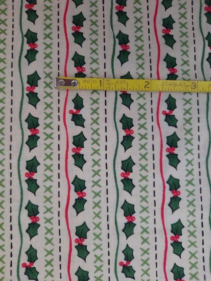 Jolly St. Nick MaryJo Tuttle Connecting Threads Cotton Fabric 42"X35" Christmas - Image 2 of 4