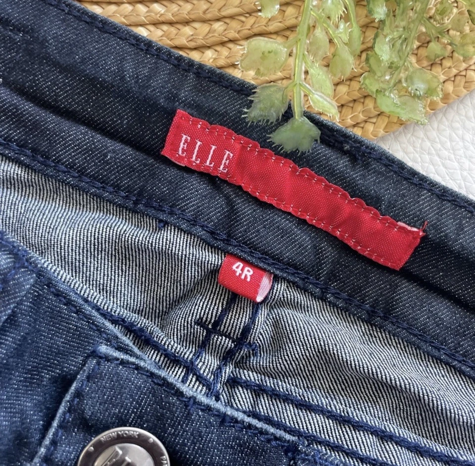 ELLE Slim Straight-Leg Jeans Size 4R - Image 2 of 4