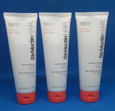 StriVectin HAIR Color Care Vibrancy Booster, Color Treated Hair 4.2oz (Lot of 3)