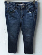 SO Goods For Life Jeans Women's Size 7 Bootcut Blue Dark Wash Denim Western Boho