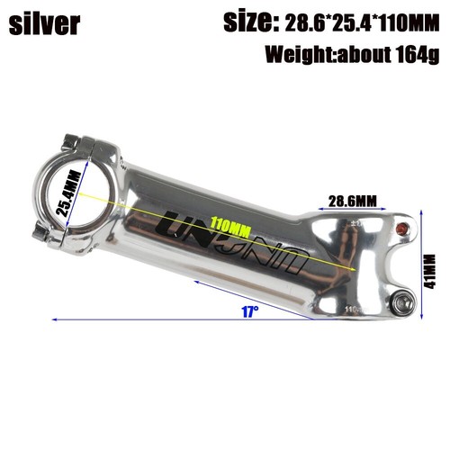 UNO 7° 17° 35° Bike Stem 25.4*60-135mm Bicycle Handlebar Stem MTB Accessories - Picture 52 of 58