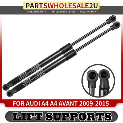 2Pcs Rear Trunk Lift Supports Shocks for Audi A4 Quattro 09-16 S4 10-16 Sedan