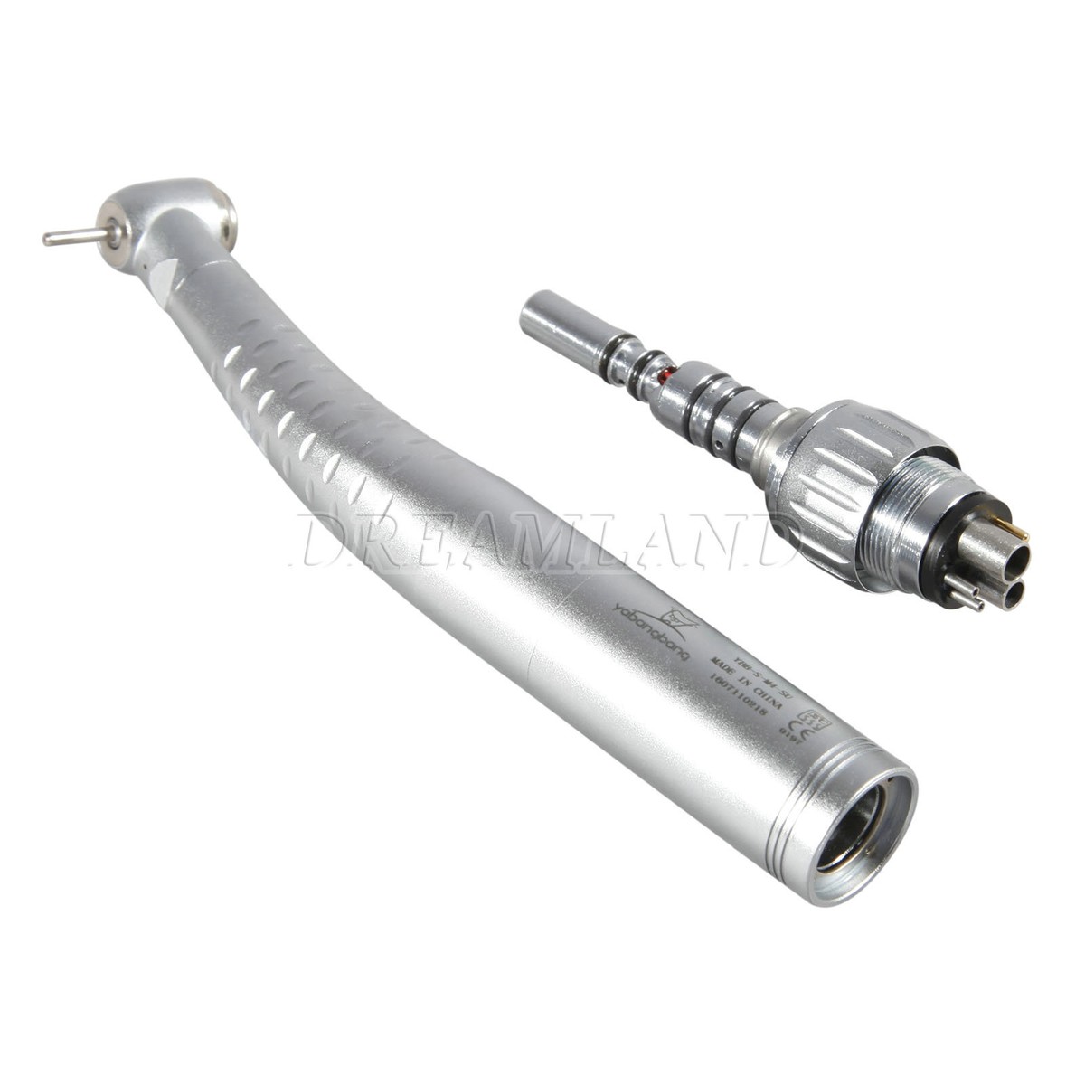 Contre-angle Dentaire LED à Fibre Optique Avec Raccord Rapide 6 Trous - Neuf
