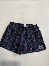 Gecko Hawaii Vintage 90s Retro Swim Shorts Purple Design Unisex Size XXL Read