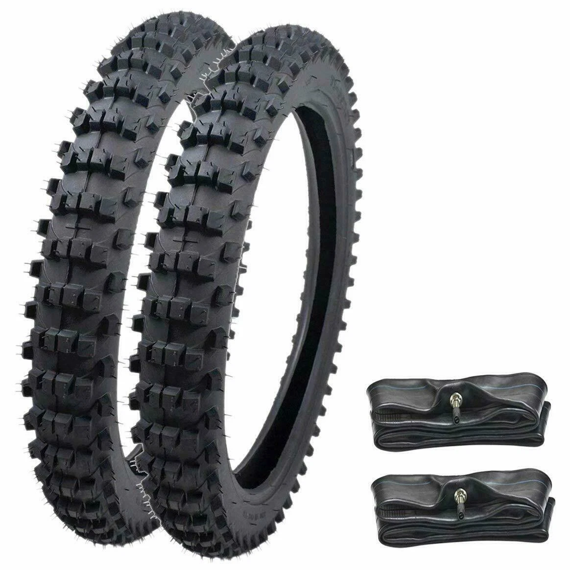 Chambre à air Deli Tire pour mobylette 3.25 à 3.50-19 90/90-19 100/90-19  grosse valve - Cdiscount Auto