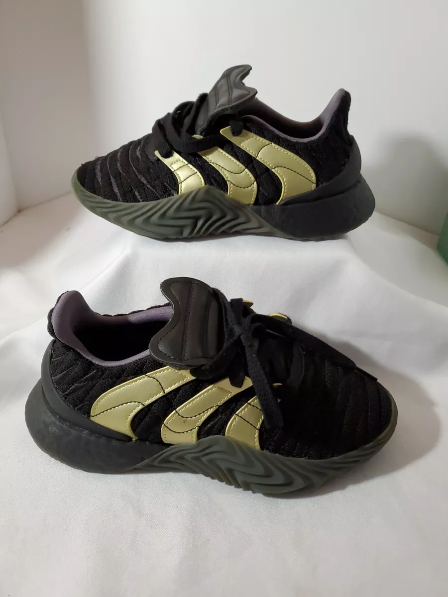 Men s Adidas Sobakov Boost Core Black Gold Metallic Carbon D98155