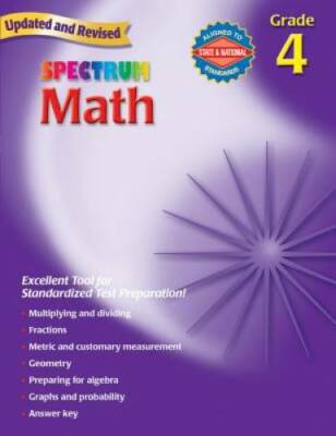 Spectrum Math, Grade 4 - Paperback By Thomas Richards - GOOD