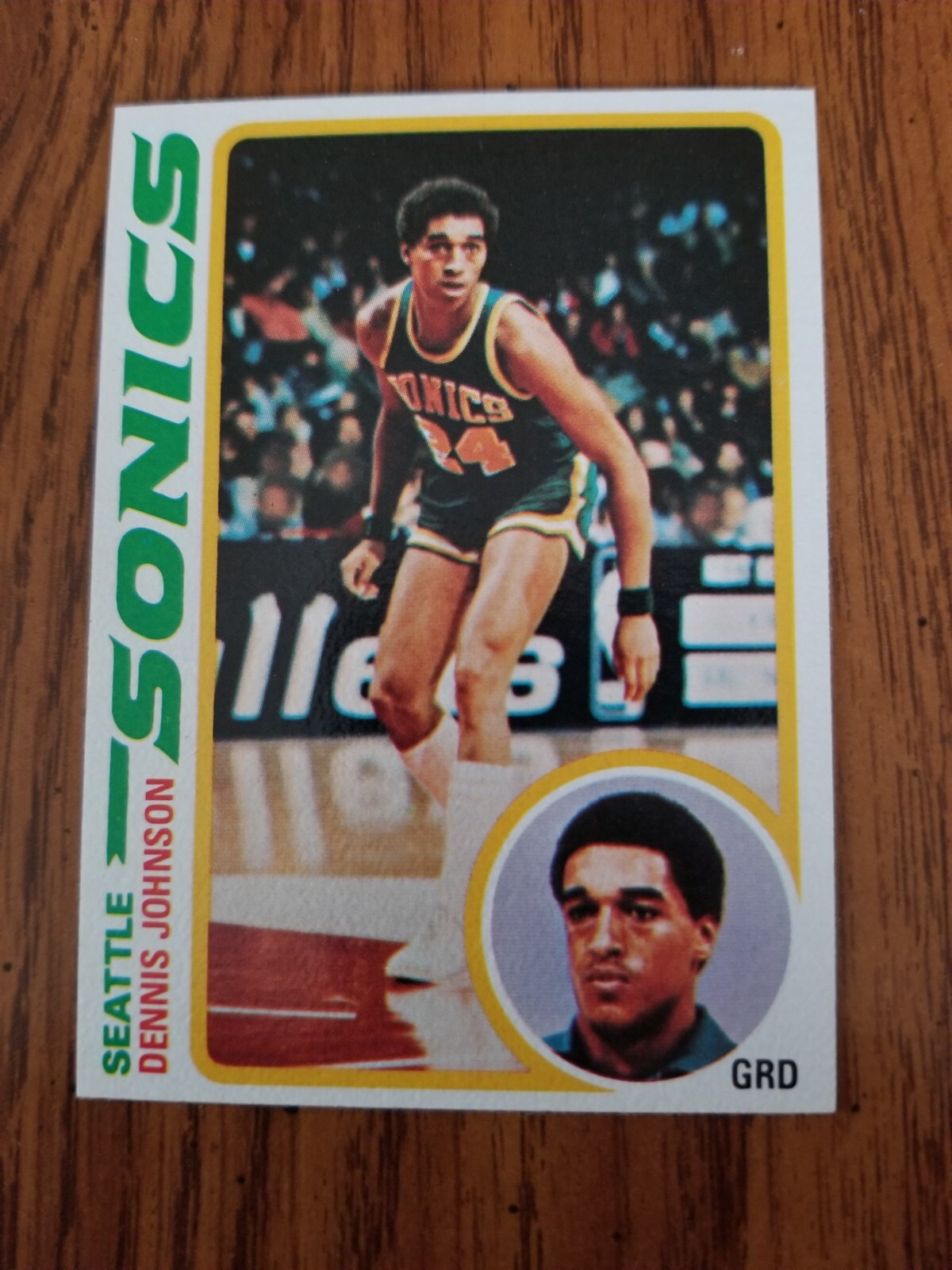 1978-79 TOPPS BASKETBALL DENNIS JOHNSON ROOKIE #78 NM